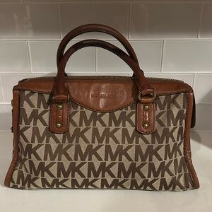 Michael Kors Signature Jacquard Monogram Handbag